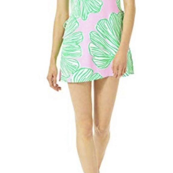 NEW Lilly Pulitzer Donna Romper Mandevilla Baby Who Let the Fronds Out Size 6 - Picture 11 of 11
